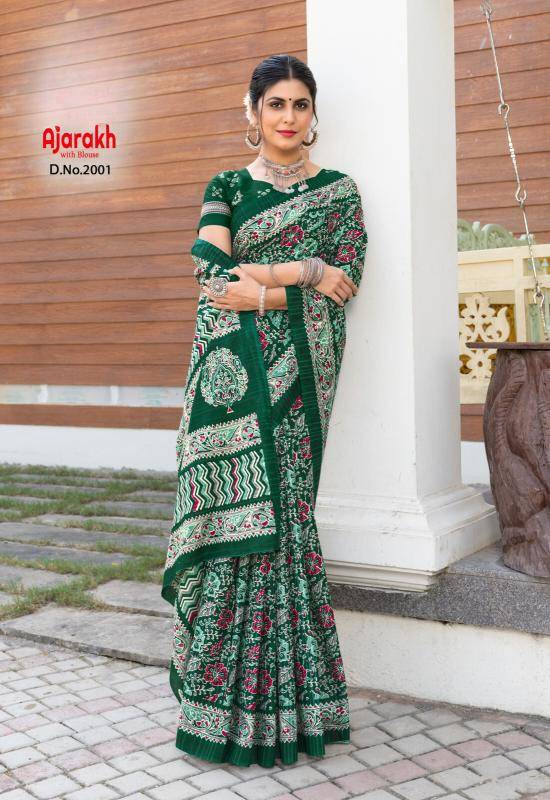 Lakhani ajrakh Wholesale sarees suppliers in India